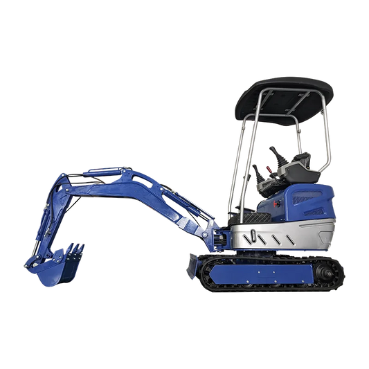 1.5 Ton Mini Excavator – Hydraulic Micro Digger, 16HP Engine, Euro 5/EPA Certified, Low Noise, Customizable for Home or Retail Use