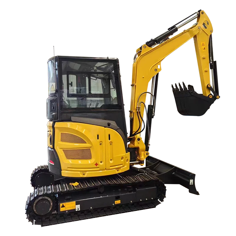 3.5 Ton Mini Backhoe Excavator – EPA Certified Crawler Digger, 25HP Strong Engine, Farm & Construction Machine