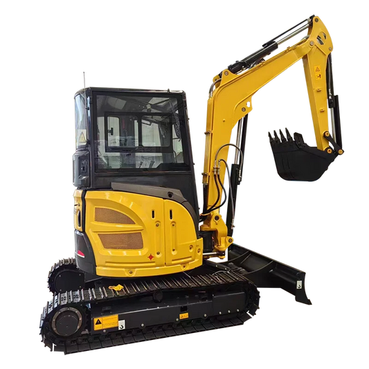 3.5 Ton Mini Backhoe Excavator – EPA Certified Crawler Digger, 25HP Strong Engine, Farm & Construction Machine