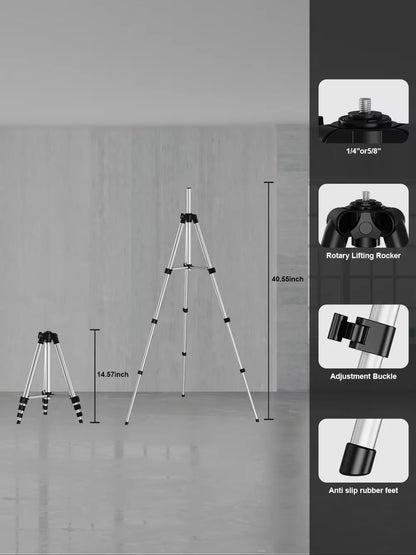 LFINE 3D/4D Laser Level 8/12/16 Lines Horizontal And Vertical With Remote Control 8 Lines 360°Self-leveling Laser Levels