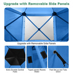 12x12ft Pop up Gazebo Screen House Tent with Mosquito Netting, 6 Sided Pop-up Canopy Shelter Tent Easy-Set Portable Gazebo