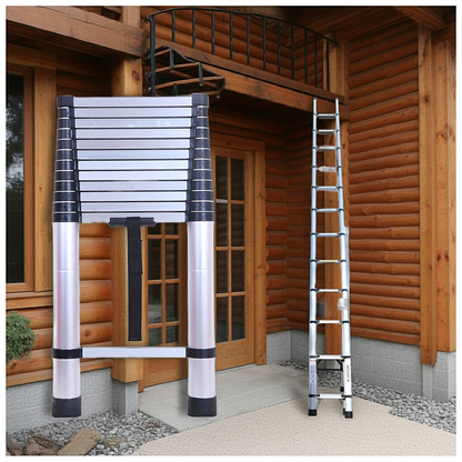 Ladder Portable Extendable Multi-Purpose Folding Aluminium Ladder Heavy Duty Extension