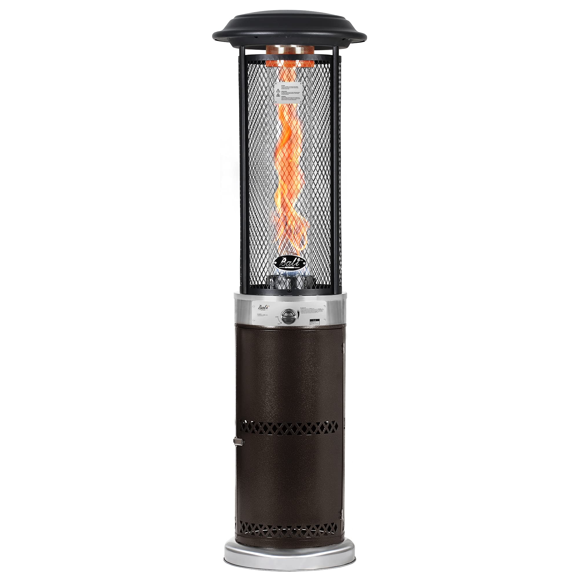 20 inch Propane Patio Heater, Dark Brown
