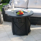 30 Inch Propane Fire Pit Table, Black-Exclusive Price (20 Pieces)
