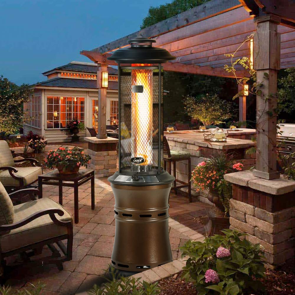 20 inch Propane Patio Heater, Brozne