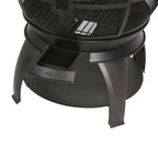 22 Inch Wood Burning Chiminea Fire Pits, Black