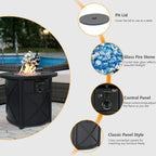 30 Inch Propane Fire Pit Table, Black-Exclusive Price (20 Pieces)
