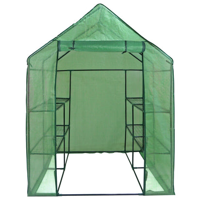 Walk In Greenhouse Garden for Planter Mini 8 Shelves 3 Tier Portable Green House